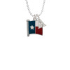 Texas Flag - Lone Star Crystal Initial - Sophia Necklace