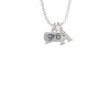 Text Chat - gr8 - Great - Crystal Initial - Sophia Necklace