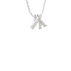 3-D Lipstick Crystal Initial - Sophia Necklace