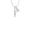 Rolling Pin Crystal Initial - Sophia Necklace