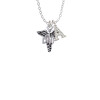Caduceus - DNP Crystal Initial - Sophia Necklace