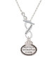 Keep Calm Godmother is Here To Infinity Godmother Toggle Necklace
