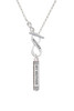 Always My Mother Bar To Infinity Mother Toggle Necklace
