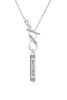 Mother Daughter Friends Forever Bar To Infinity Mother Toggle Necklace