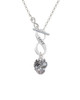 Crabs Spinner To Infinity Love Toggle Necklace
