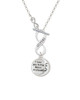 I Love You to the Moon and Back To Infinity Sisters Toggle Necklace