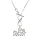 Big Sister To Infinity Sisters Toggle Necklace