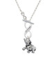 Elephant To Infinity Sisters Toggle Necklace