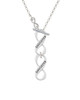 Daughter Infinity Sign To Infinity Daughter Toggle Necklace