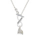 3-D Grand Piano To Infinity Daughter Toggle Necklace