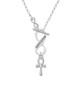 Small Ankh To Infinity Daughter Toggle Necklace