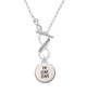 In One Ear ''Out the Other'' To Infinity Daughter Toggle Necklace