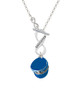 Blue Policeman's Hat To Infinity Daughter Toggle Necklace