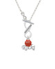 Enamel Basketball ''Rocks'' To Infinity Daughter Toggle Necklace