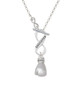 Large Boxing Glove To Infinity Daughter Toggle Necklace