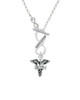 Caduceus - LVN To Infinity Daughter Toggle Necklace