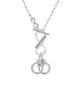 Handcuffs To Infinity Daughter Toggle Necklace