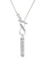 Guardian Angel Bar To Infinity Grandma Toggle Necklace