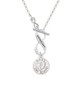 Baby on Board with Feet To Infinity Grandma Toggle Necklace