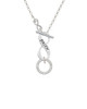 Matthew 5:4 Eternity Ring To Infinity Faith Toggle Necklace