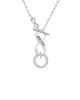 Proverbs 3:5 Eternity Ring To Infinity Faith Toggle Necklace