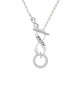 Psalm 139:14 Eternity Ring To Infinity Faith Toggle Necklace