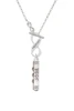 Best Friends Forever Bar To Infinity Friends Toggle Necklace