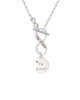 Te Amo Disc To Infinity Te Amo Toggle Necklace