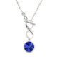 12mm Crystal Rivoli - Blue To Infinity Te Quiero Toggle Necklace