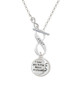 I Love You to the Moon and Back To Infinity Aunt Toggle Necklace
