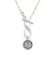 Round EMT Star of Life To Infinity Niece Toggle Necklace