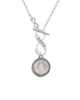 Stainless Steel She Believed She Could So She Did on Flange To Infinity Dance Toggle Necklace