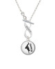 Domed Hip Hop Handstand Dance To Infinity Dance Toggle Necklace