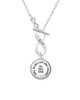 Domed She Believed She Could So She Did To Infinity Run Toggle Necklace