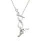 Winged Shoe - Mascot To Infinity Run Toggle Necklace