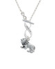 3-D Lion To Infinity Joshua 1:9 Toggle Necklace
