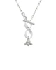 Mini Bee To Infinity Matthew 17:20 Toggle Necklace