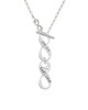 God's Love Infinity Sign To Infinity 1 Corinthians 13:4 Toggle Necklace