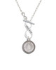 Stainless Steel She Believed She Could So She Did on Flange To Infinity Philippians 4:13 Toggle Necklace