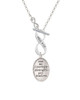 Give Me Courage Strength Wisdom Medallion To Infinity Philippians 4:13 Toggle Necklace