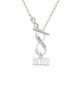 Horizontal Year 2022 To Infinity Philippians 4:13 Toggle Necklace