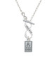 Eye Chart To Infinity Philippians 4:13 Toggle Necklace