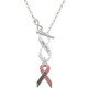 Pink Ribbon ''Survivor'' To Infinity Jeremiah 29:11 Toggle Necklace