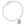 Panda with Baby To Infinity Mother Toggle Bracelet