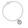Stainless Steel Sisters are Best Friends Forever on Flange To Infinity Sisters Toggle Bracelet