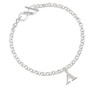 Large Greek Letter - Alpha - To Infinity Sisters Toggle Bracelet