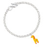 Resin Yellow Geronimo the Giraffe To Infinity Sisters Toggle Bracelet