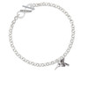 Small 3-D Hummingbird To Infinity Daughter Toggle Bracelet