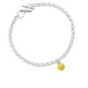 3-D Enamel Water Polo To Infinity Daughter Toggle Bracelet