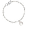 Bear Paw Silhouette To Infinity Grandma Toggle Bracelet